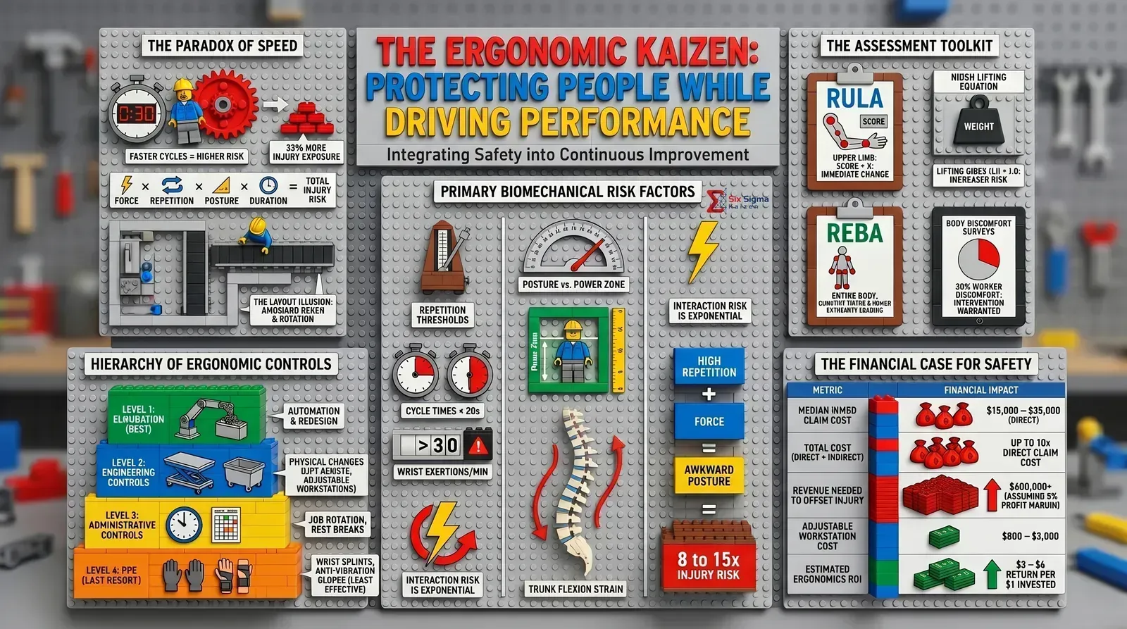 Ergonomics in Kaizen infographic thumbnail